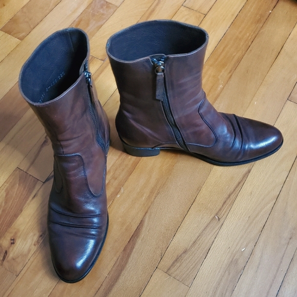 Coclico 7 Inch Shaft Ankle Boots 5 Heel 